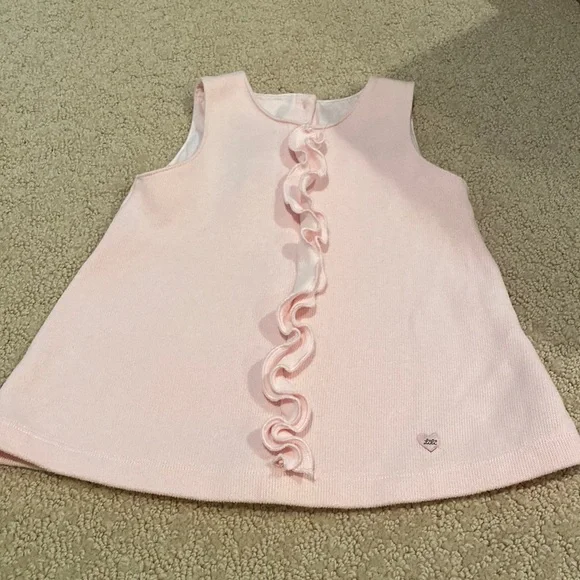 lili gaufrette pink dress Lili Gaufrette Greta Girls Dress 3 / Rose Lili